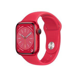 Apple Watch Sr 8 GPS + Cellular 45mm dây cao su đỏ (MNKA3VN/A)