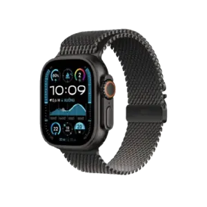 Apple Watch Ultra 2 2024 49mm 4G Viền Titan Đen Dây Titan Size L Đen màu Titan tự nhiên MX5T3VN/A