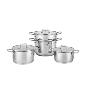 Bộ nồi xửng inox 4 chiếc Smartcook SM-2303M