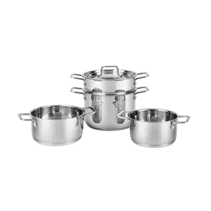 Bộ nồi xửng inox 5 chiếc Smartcook Mini SM-2303S