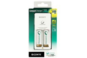 Bộ sạc kèm 2 pin Sony BCG34HW2KN - BH 30 ngày