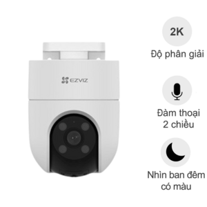  Camera IP Wifi ngoài trời Ezviz CS-H8C 2K (3MP, đàm thoại, quay quét, đêm full màu) 