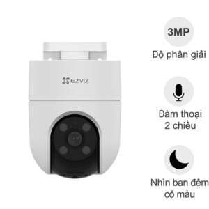 Camera IP Wifi ngoài trời Ezviz CS-H8C Pro 3MP (2K, đàm thoại, quay quét, đêm full màu)