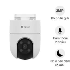 Camera IP Wifi ngoài trời Ezviz CS-H8C Pro 3MP (2K, đàm thoại, quay quét, đêm full màu)