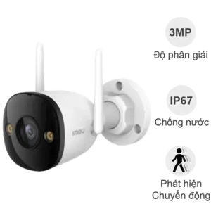 Camera ngoài trời iMou Bullet 3 S3EP-3M0WEB (3MP, đàm thoại, đêm có màu, AI, IP67)