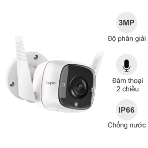 Camera ngoài trời TPLink Tapo C310 (3MP, đàm thoại 2 chiều, IP66, cổng LAN)
