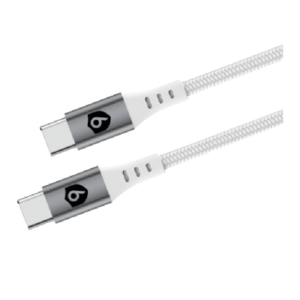 Cáp 9FIT USB-C to USB-C 1M White  - 9FCA001W