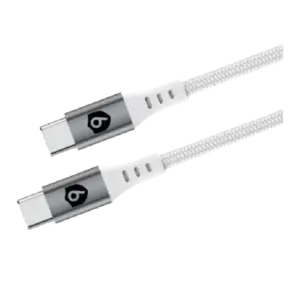 Cáp 9FIT USB-C to USB-C 1M White - 9FCA001W