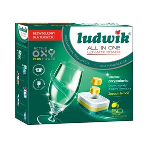Chế phẩm làm sạch dùng cho máy rửa bát Ludwik- 50 viên