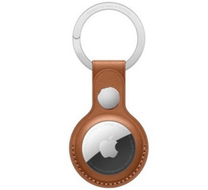 Dây đeo Apple AirTag Leather Key Ring Màu nâu