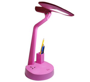 Đèn bàn Led Lioa 7W ngang đổi màu có hộp đựng bút + ổ cắm