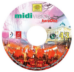 Dĩa DVD Midi Vol 43 AR 909MD