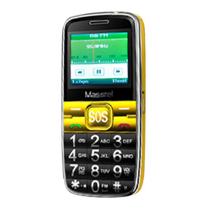 Điện thoại Masstel FAMI S2 màu đen-vàng ( BLACK-GOLD)