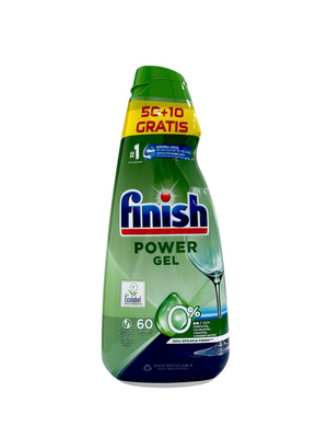 Gel rửa bát Finish Eco 0% chai 900ml