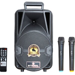 Loa điện di động Mitsunal T801 (kèm 2 mic) 250W Bass 20cm 8''