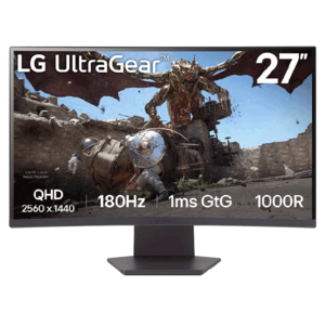 Màn hình gaming LG UltraGear 27GS60QC-B(27.0Inch/ QHD/ 1ms/ 180Hz/VA/Curve )