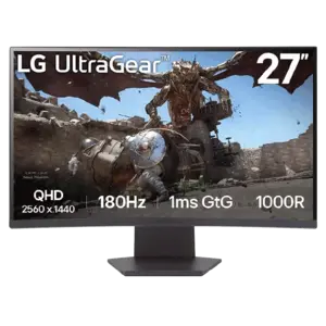 Màn hình gaming LG UltraGear 27GS60QC-B(27.0Inch/ QHD/ 1ms/ 180Hz/VA/Curve )