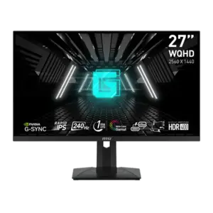 Màn hình gaming MSI G274QPX (27 INCH/WQHD/RAPID IPS/240HZ/1MS/G-Sync Compatible,2*HDMI, 1*DP, 1*USB_C)