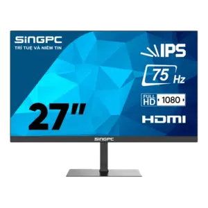 Màn hình LED SingPC Q27F75 IPS((27/FHD/IPS/75Hz/5ms/250 nits/HDMI+VGA+Audio/Loa)_tràn viền