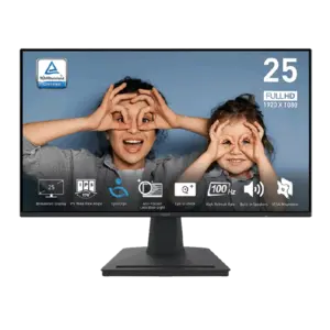 Màn hình MSI PRO MP252 (24.5Inch/ Full HD/ 1ms/ 100HZ/ 300 cd/m2/ IPS/ Loa)