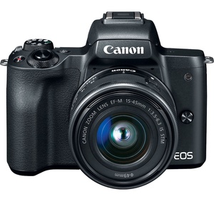 Máy ảnh chuyên nghiệp Canon EOS M50 EF-M15-45mm Black (Hàng chính hãng LBM)