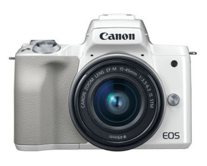 Máy ảnh chuyên nghiệp Canon EOS M50 EF-M15-45mm White (Hàng chính hãng LBM)