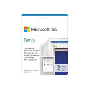 Phần mềm Microsoft 365 Family 32bit/x64 All Languages 1YR (6GQ-00083) - Key điện tử - (01 năm; 06 người dùng; 30 thiết bị)