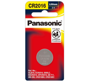 Pin nút Panasonic Lithium Coin Batterry CR-2016PT/1B (1 viên/ vỉ)