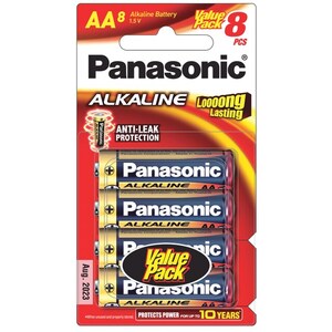 Pin Panasonic Alkaline LR03T/8B(LR03T/4B-V) - 8 viên AAA/ vỉ