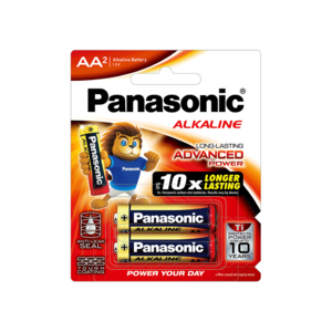 Pin Panasonic Alkaline LR6T/2B(LR6T/2B-V) – 2 viên AA/ vỉ