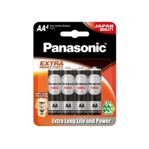 Pin Panasonic Manganese R6NT/4B - 4 viên AA/ vỉ