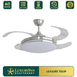 Quạt Trần Luxuryfan đèn hiệu LuxAire - Tulip HB424-BN