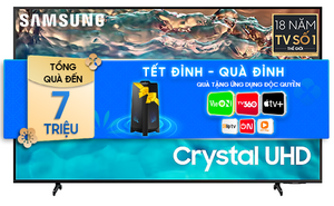 Smart Tivi Samsung 4K 85 inch 85BU8000 Crystal UHD