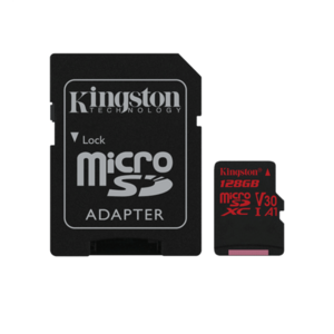 Thẻ nhớ Kingston MicroSDHC Canvas React 100R/70W U3 SDCR/128GB