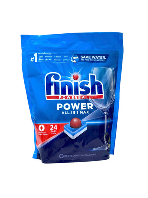 Viên rửa bát Finish Power All In One túi 24 viên